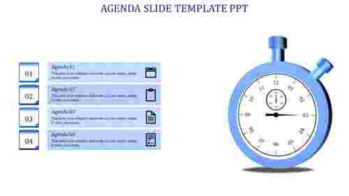 agenda slide template ppt-agenda slide template ppt-4-Blue
